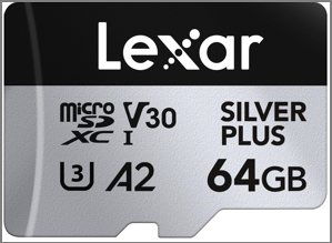 The picture of Lexar Professional Silver Plus.