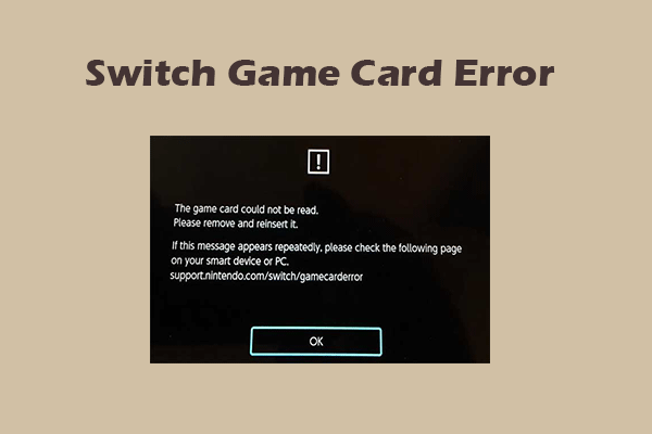 How to Fix Nintendo Switch Game Card Error [Full Guide]