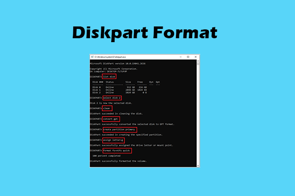 Steps to Format Hard Drive Using DiskPart for Free