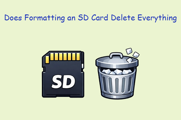 Does Formatting an SD Card Delete Everything? Format It Safely