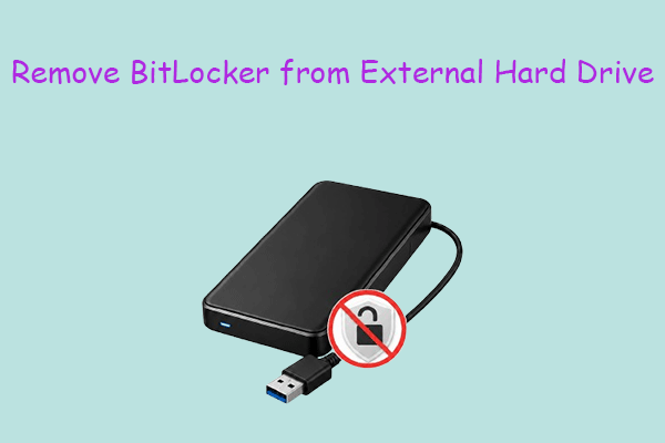 3 Easy Methods to Remove BitLocker from External Hard Drive