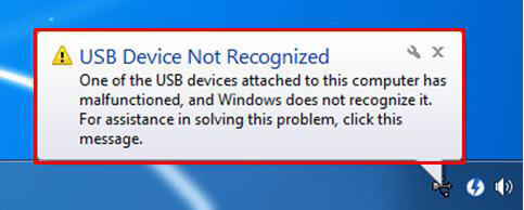 usb drive cannot be recognized  