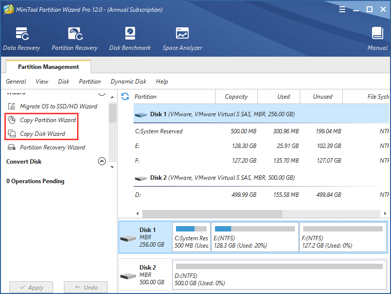 copy disk or partition