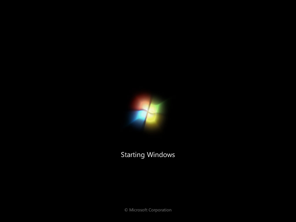 Windows 7 stuck at loading screen