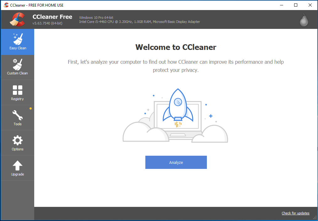 hard disk cleanup CCleaner