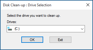run Disk Cleanup