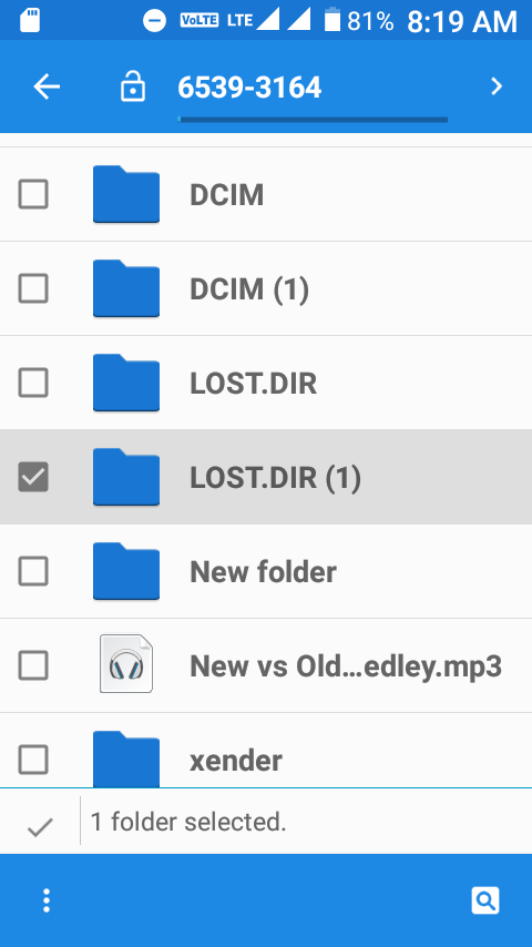LOST.DIR folder in Android smartphone