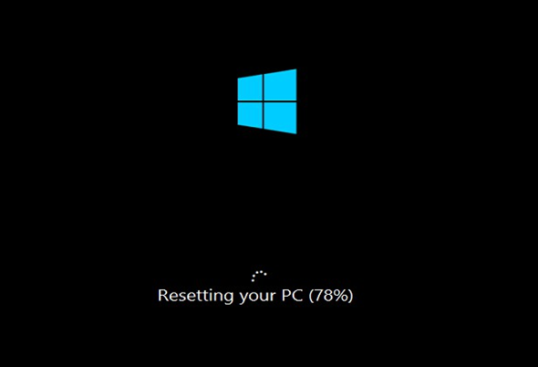 image of Resetting your PC