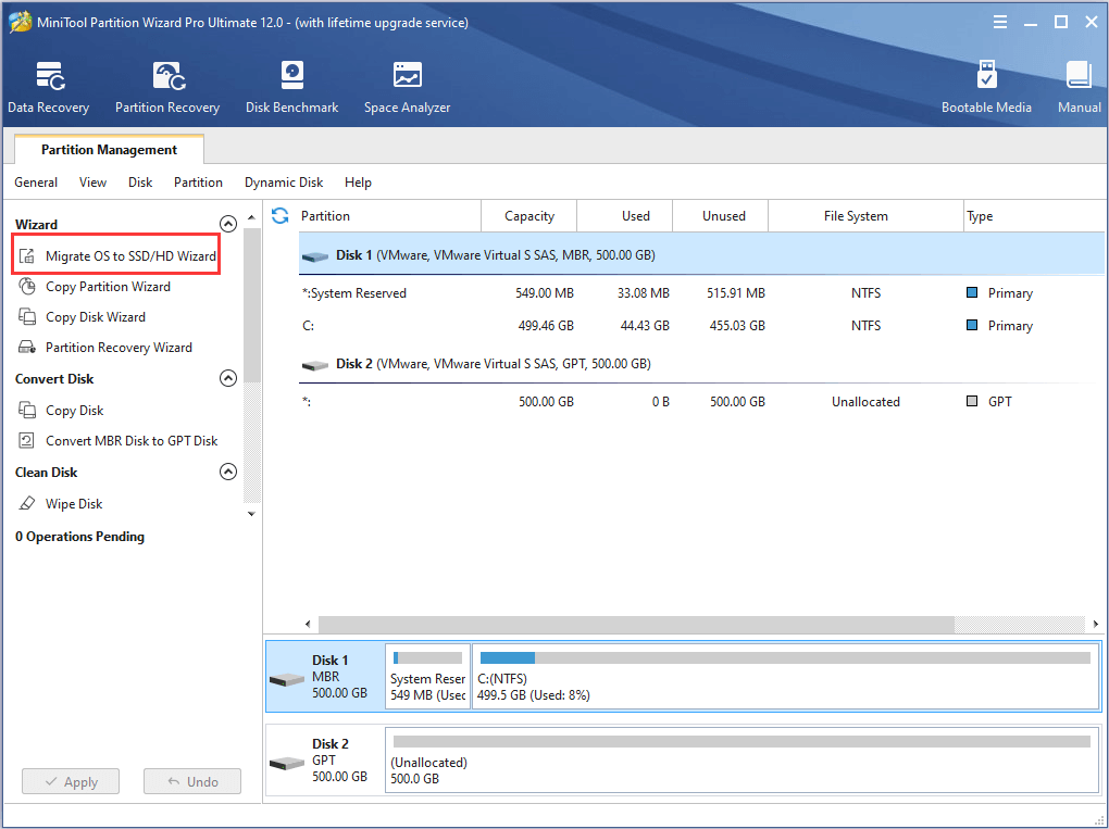 activate Migrate OS to SSD/HD feature
