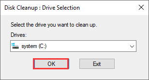 choose a drive to scan