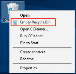 empty Recycle Bin