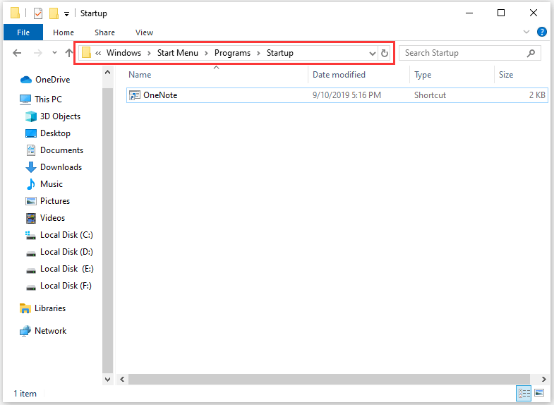 Add Programs to Startup in Windows