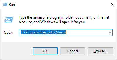 open the Steam folder