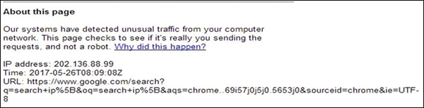 our systems have detected unusual traffic from your computer network