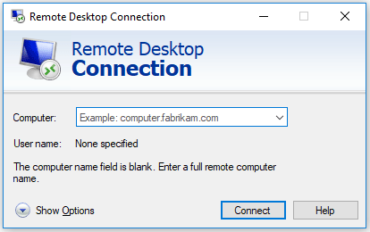 the Remote Desktop feature on Windows 10