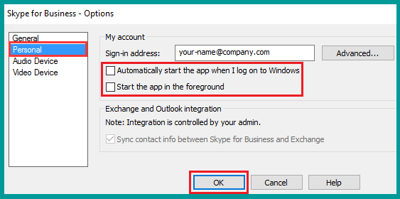 stop Skype from starting automatically