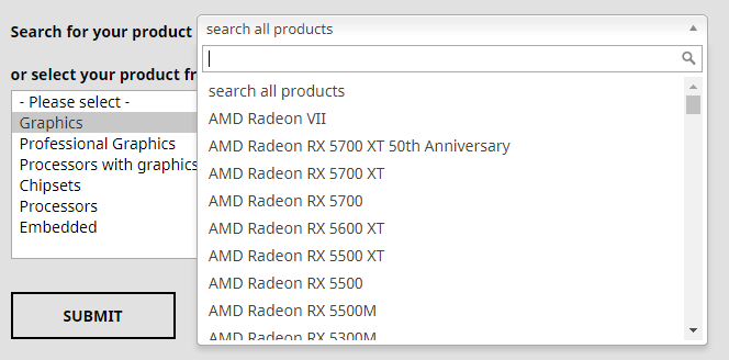 find the Radeon driver you need