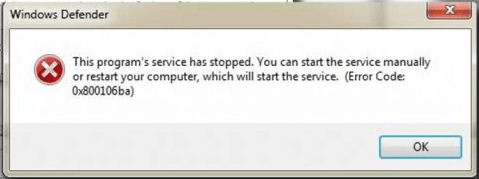 this program’s service has stopped