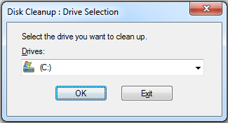 choose a partition and click OK