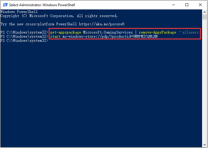 execute PowerShell commands