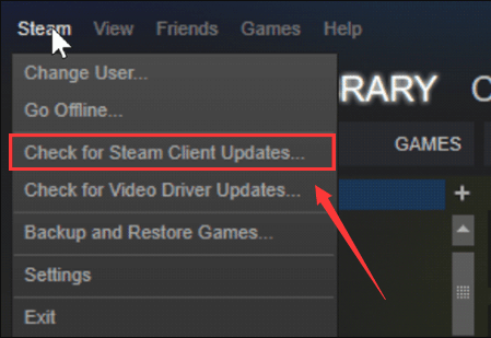 check for Steam Client Updates