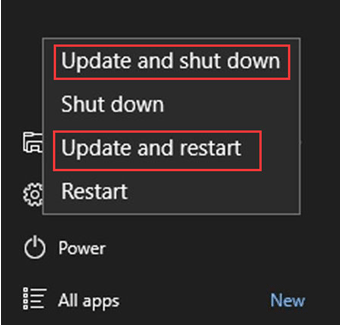 pening Windows update