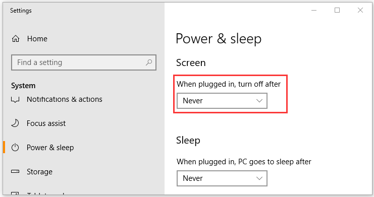 disable login screen in sleep mode