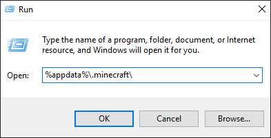 open the Minecraft application folder