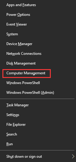 select Computer Management