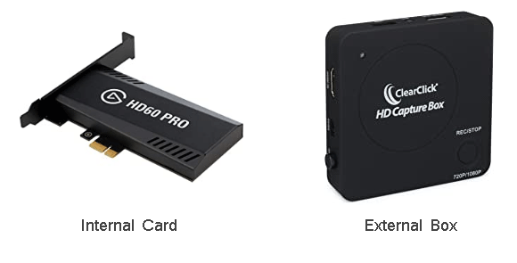 connect capture card