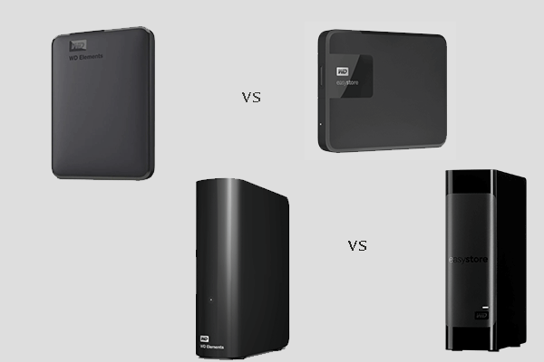 WD Elements vs WD Easystore