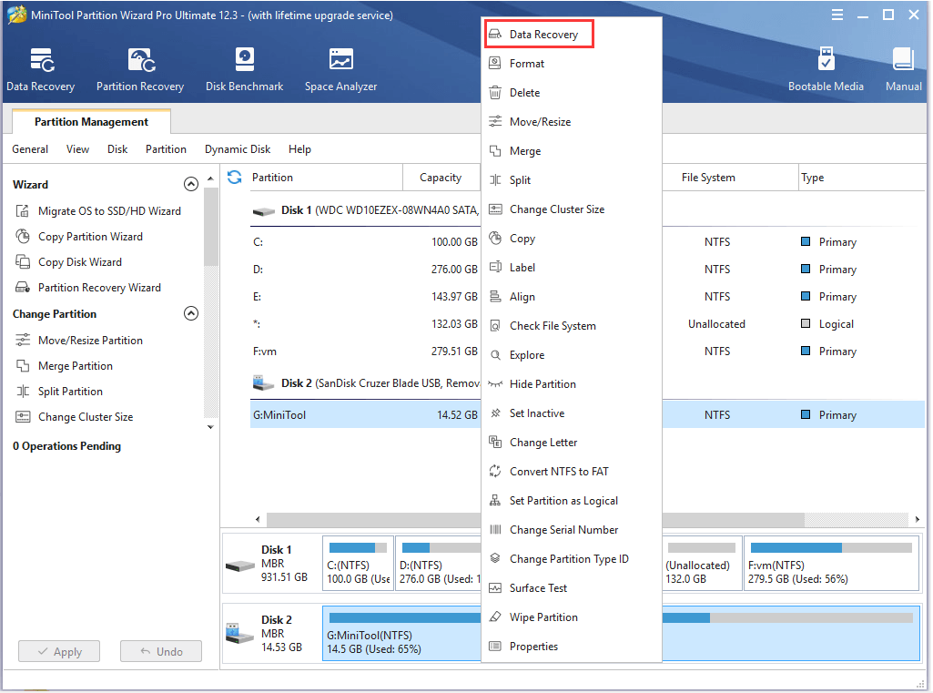 recover lost data from an external drive