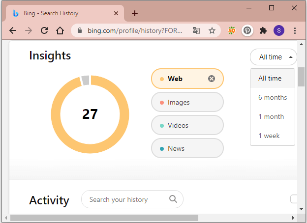 How To View And Clear Bing Search History Here Is A Guide MiniTool