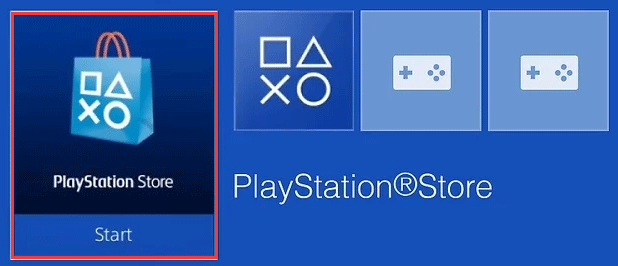 select PlayStation Store
