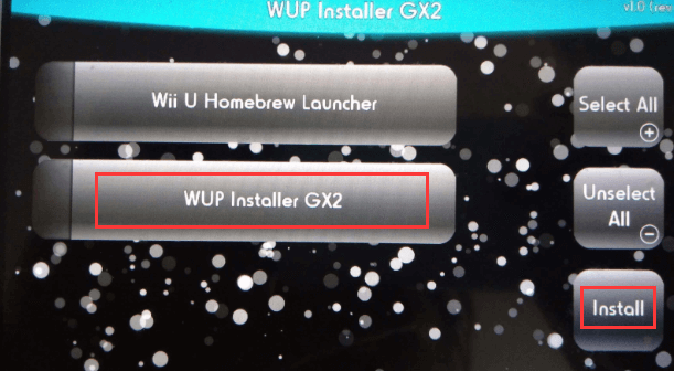 install WUP Installer G2X