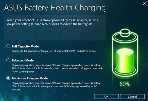 ASUS Battery Health Charging