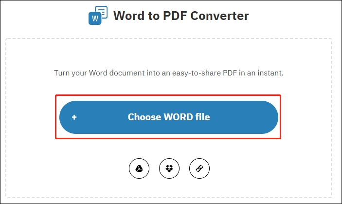 word to PDF converter