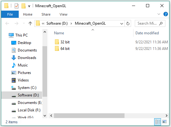 the extracted Minecraft_OpenGL folder