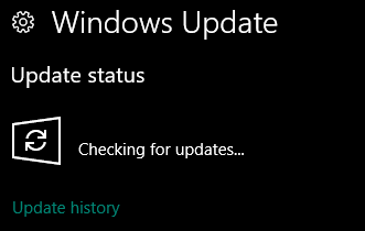 check for updates for Windows 10