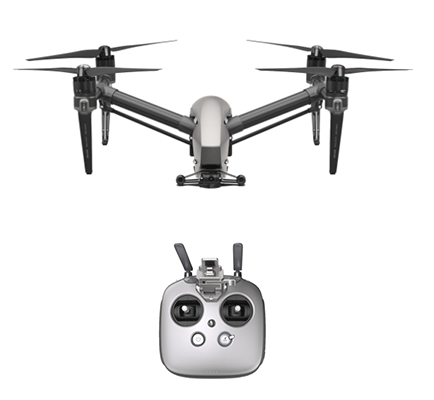 DJI drone and its controller