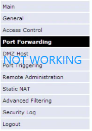 Minecraft Port Forwarding not working
