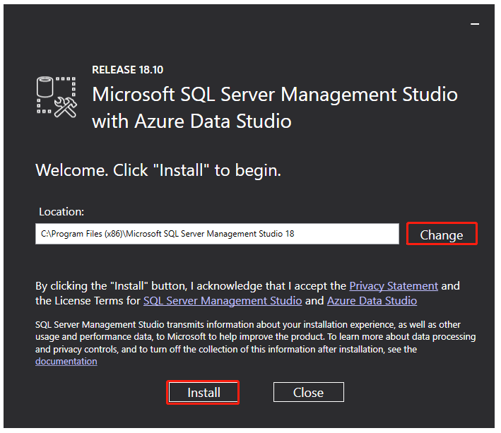 install SSMS in Windows 10