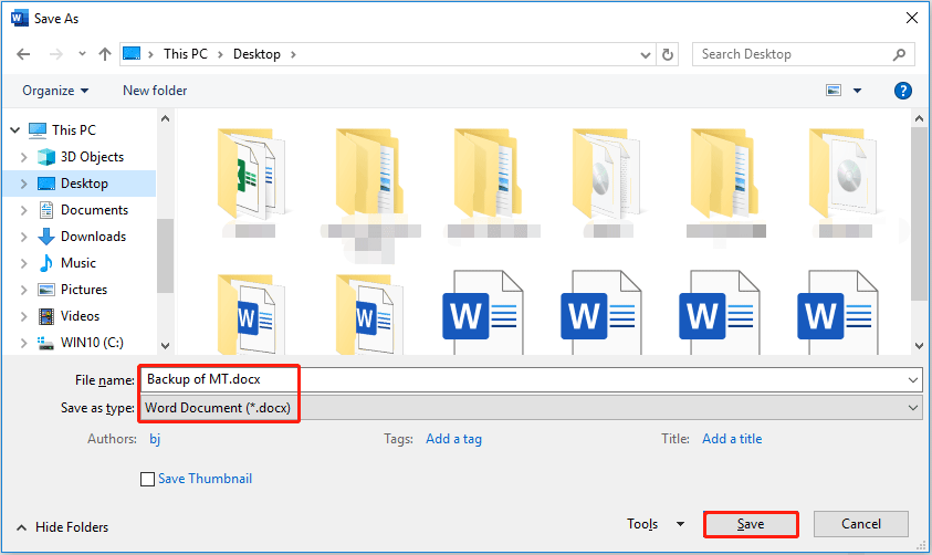 save the WBK file to recover the document
