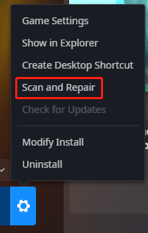 scan and repair