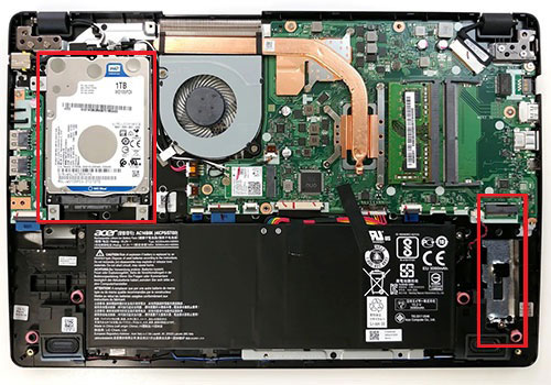 Acer Aspire 5 SSD upgrade
