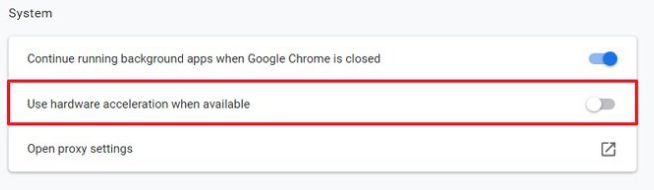 Use hardware acceleration when available on Chrome