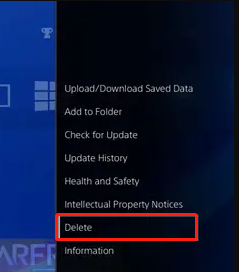 reinstall a game on PS4