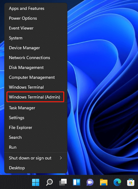 Windows Terminal (Admin)
