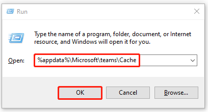 Type %appdata%MicrosoftteamsCache