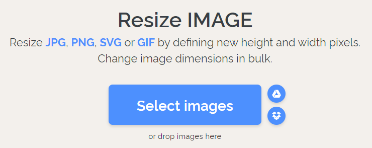select images